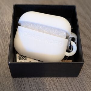 Michael Kors White AirPods Case